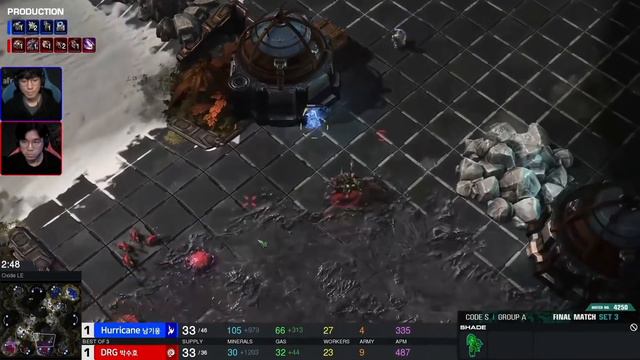 [2021 GSL Season 1] Code S | Группа A | Матч 5 — Decider: Hurricane (P) vs. DRG (Z) смотреть онлайн
