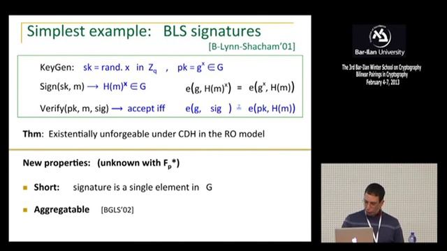 3rd BIU Winter School on Cryptography: School overview - Dan Boneh смотреть онлайн