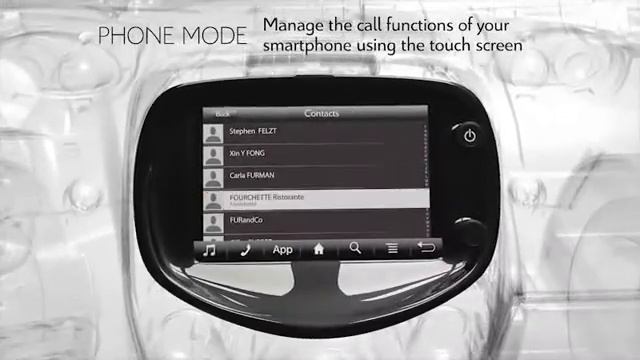 The Mirror Screen inside the Citroen C1 смотреть онлайн