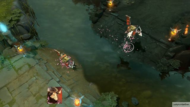 Dota 2 Courier: Unusual Enduring War Dog (Lotus Trail) смотреть онлайн