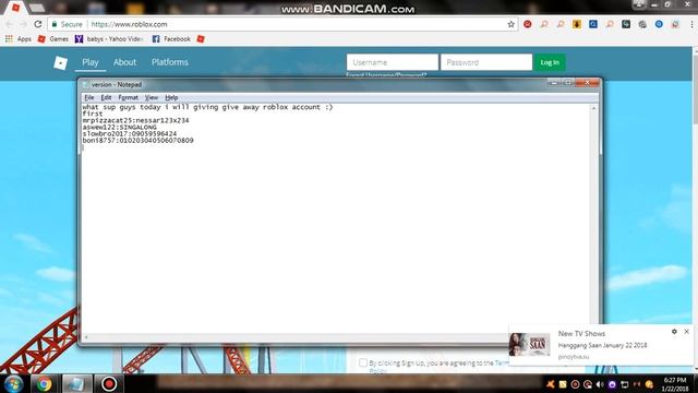 Free Roblox accounts 2018 update смотреть онлайн