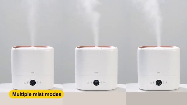 Deerma ST636W 4.5L Humidifier | Digital Humidifier In India | Whisper Quiet 360° Rotary Air Purifie
