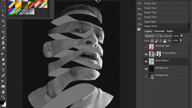 Escher Head 5: Shadows - Photopea Tutorial смотреть онлайн
