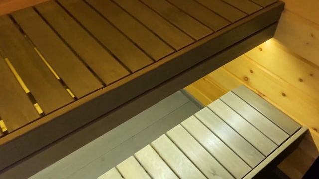 Проект бани из клееного бруса Ukko 5,2 х 6,4 м смотреть онлайн