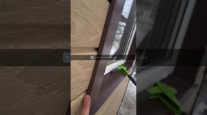 Отделка окна металлом