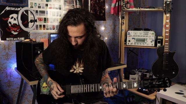 Легендарная гитара Кирка Хаммета |ESP LTD 30TH ANNIVERSARY KH-3 SPIDER| смотреть онлайн