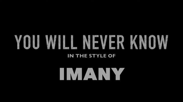 You Will Never Know (in the style of) Imany MIDI Backing Track смотреть онлайн