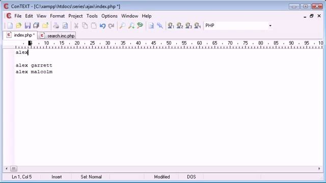 Beginner PHP Tutorial 175 Auto Suggest Application Part 1 смотреть онлайн
