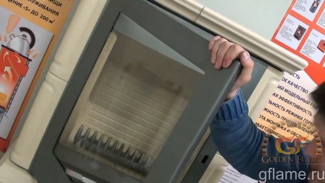 Печь камин Thorma Landshut Керамик видеообзор смотреть онлайн