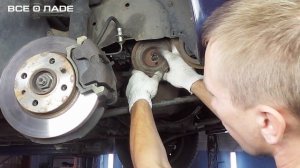 Замена шкива коленчатого вала. Лада Калина (Lada Kalina - AvtoVAZ)