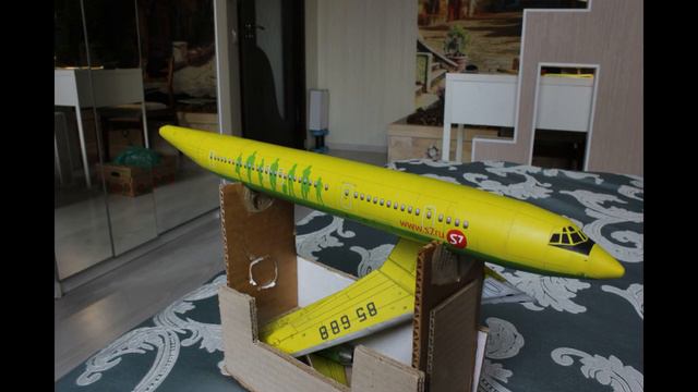 Russian Papercraft #12 – Tupolev TU-154M / Ту-154 М из Бумаги