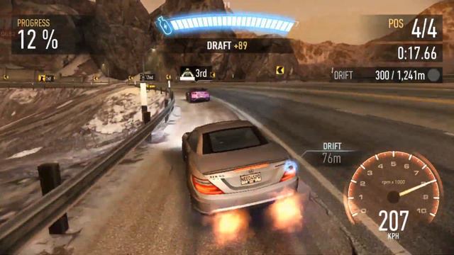 NFS No Limits | Proving Grounds - Mercedes SLK 55 AMG | Chapter 1 + PR Walls & BP stats смотреть онлайн