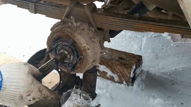 Убитый УАЗ за 40т.р Восстановление. Бортовой редуктор заднего моста, тормоза, воздуховоды. 4 смотреть онлайн