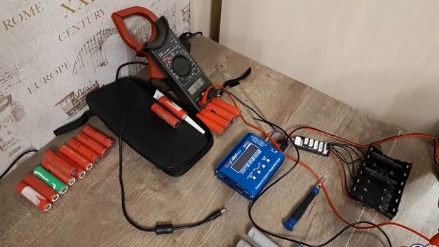 Сборка аккумулятора 2 WD Тестируем элементы часть 1/Assembling the battery 2 WD Testing the cells смотреть онлайн