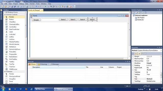 How to make your very own custom web browser in Visual Basics смотреть онлайн
