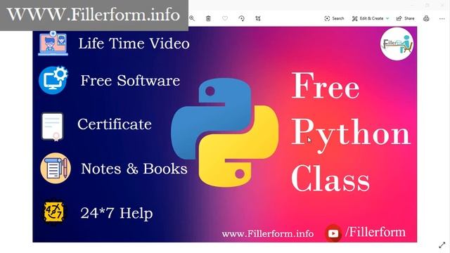 Python Free Course | Free Course| free python course | free online courses with certificates смотреть онлайн