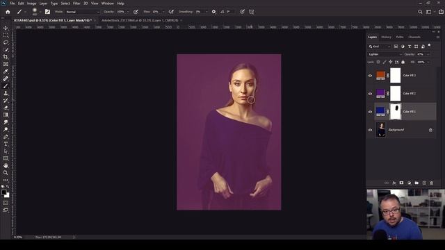 Adobe Photoshop Retouching Series: Solid Color смотреть онлайн