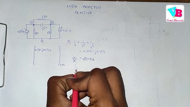 Node analysis in telugu | Reactive element voltage source | Network theory in telugu | Vamsi Bhavan смотреть онлайн