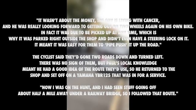 MOPED THIEVES FLEE £11,000 bike after failed robbery смотреть онлайн