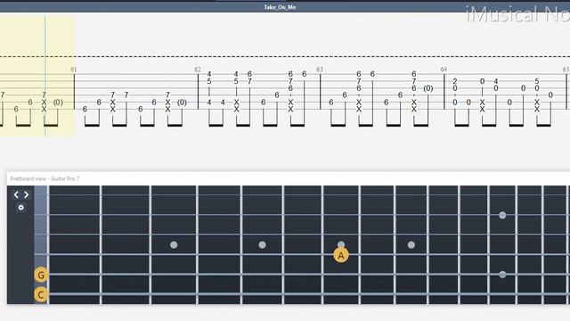 Guitar TAB (Sungha Jung) Take On Me - A-Ha | Tutorial Sheet Lesson #iMn смотреть онлайн
