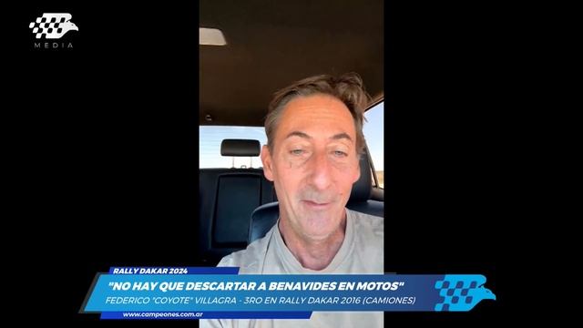 "Coyote" Villagra analiza el Dakar 2024 en Campeones смотреть онлайн