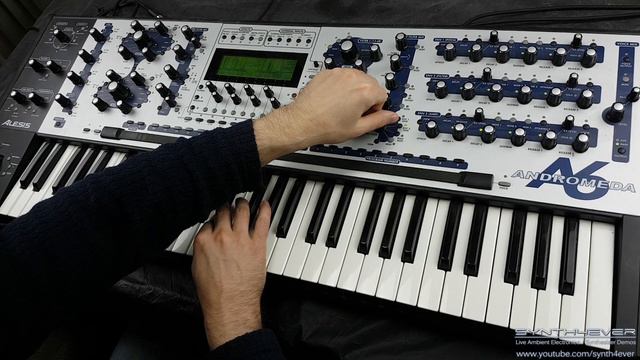 ALESIS ANDROMEDA A6 - Ambient Chillout Jam (Step Sequencer) смотреть онлайн