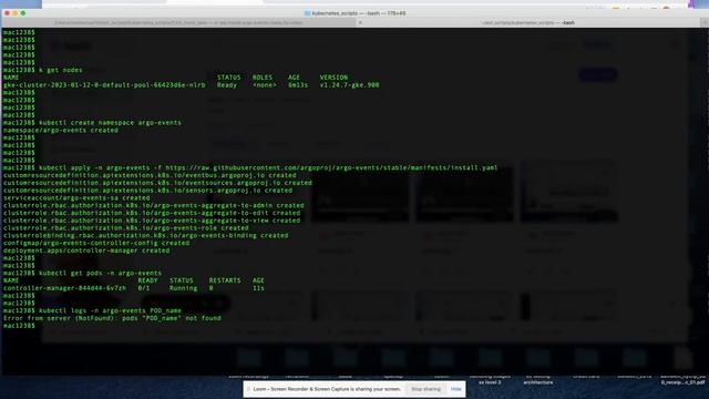 ARGO GitOps Lab 10: Install ARGO Events And Verify