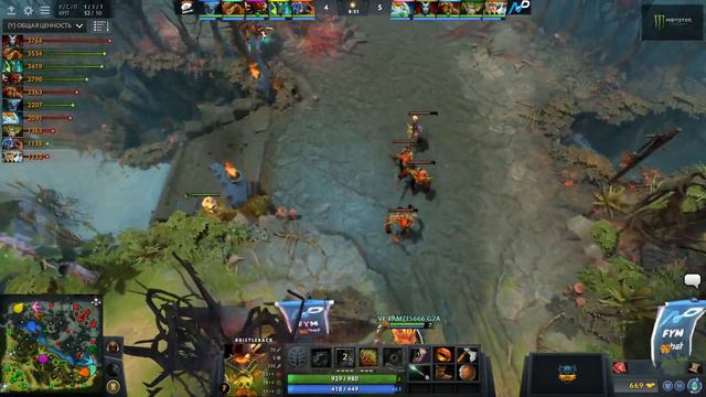 Virtus.Pro Vs Team NP, Game 1, DOTA Summit 7 LAN-Final, Day 4