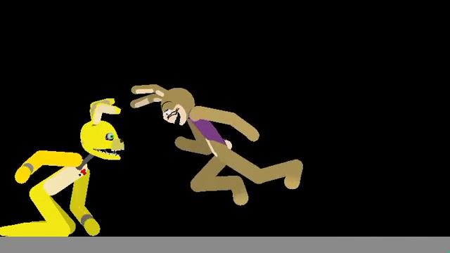Springbonnie vs glitchtrap stick nodes (original animation) смотреть онлайн