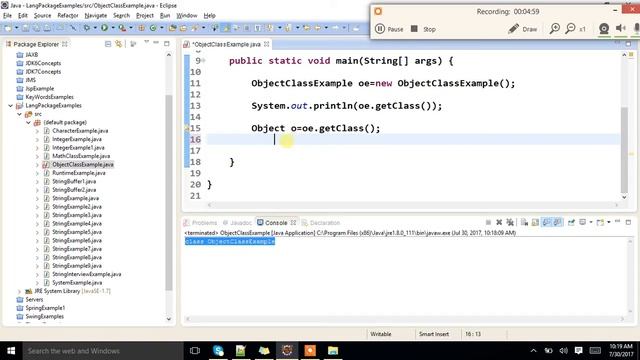 What is Object Class in Java?. Methods of Object Class смотреть онлайн