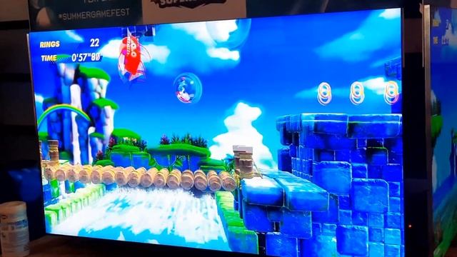 Sonic Superstars - Emerald Water Power Tutorial and Gameplay at SGF 2023 смотреть онлайн