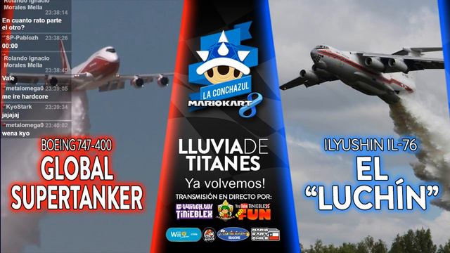 Torneo La Conchazul Lluvia de Titanes: SuperTanker VS El Luchín - Mario Kart 8 - En vivo смотреть онлайн