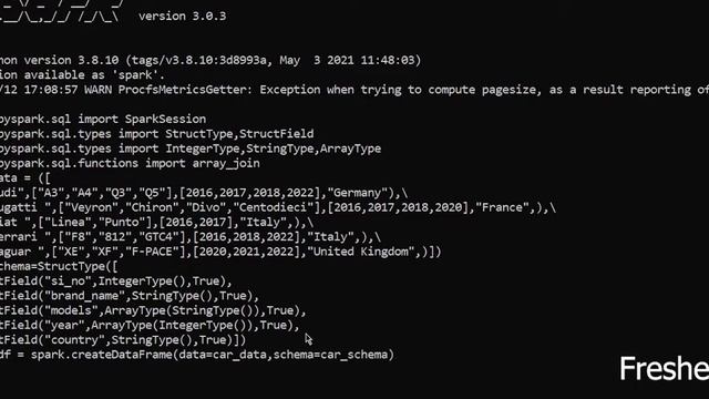 PySpark - How to concatenates the elements of column using the delimiter смотреть онлайн