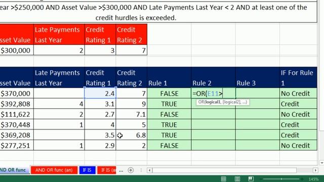 Highline Excel 2013 Class Video 14: AND, OR, IF Functions For AR Dept (Multiple Logical Tests) смотреть онлайн