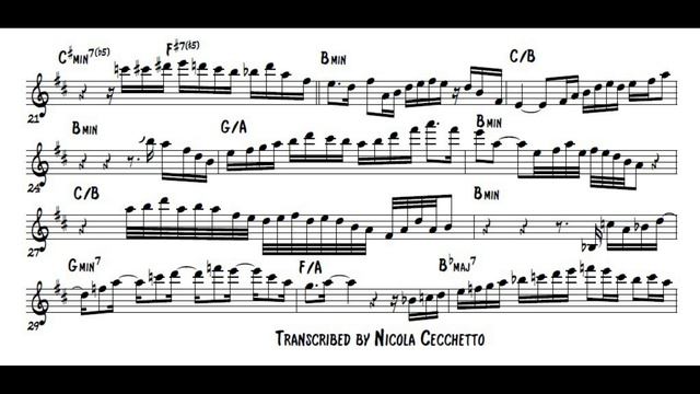 MAYUMI - Bob Berg - Tenor Sax Solo Transcription смотреть онлайн