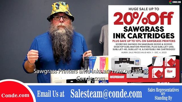Discover Unbeatable Deals on Sawgrass Printers and Ink with Conde Systems Inc! смотреть онлайн