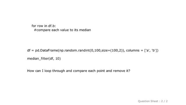 Pandas : Filtering out outliers in Pandas dataframe with rolling median смотреть онлайн