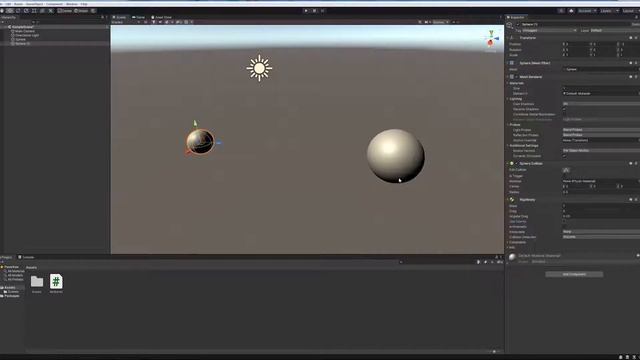 Unity - Силы притяжения тел. Солнечные и планетарные системы смотреть онлайн