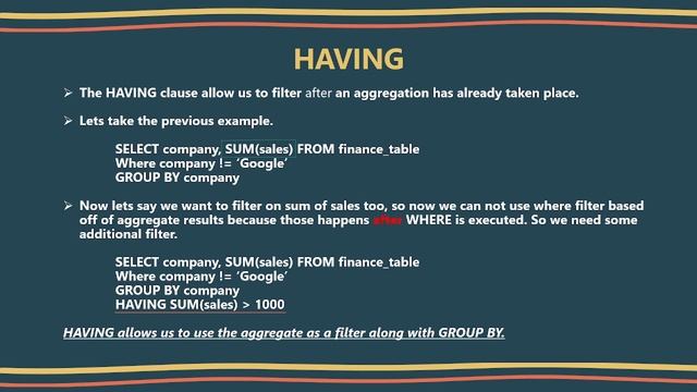 SQL Group By Statements | Tutorial - 6 смотреть онлайн