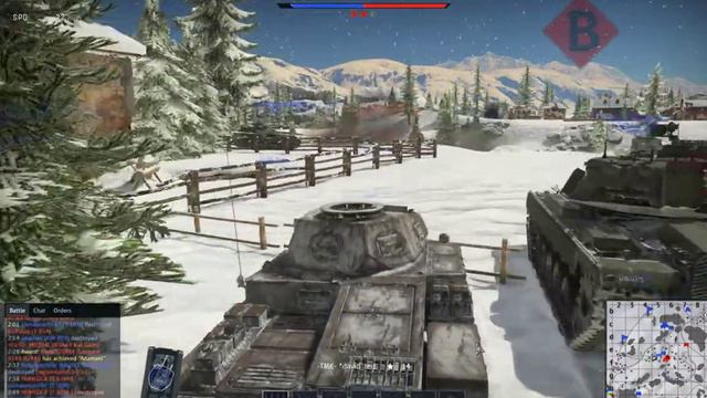 War Thunder panzer 2 kills leo and XM1 смотреть онлайн