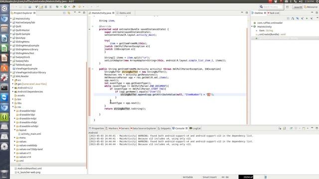 Parsing XML Databases in Android смотреть онлайн