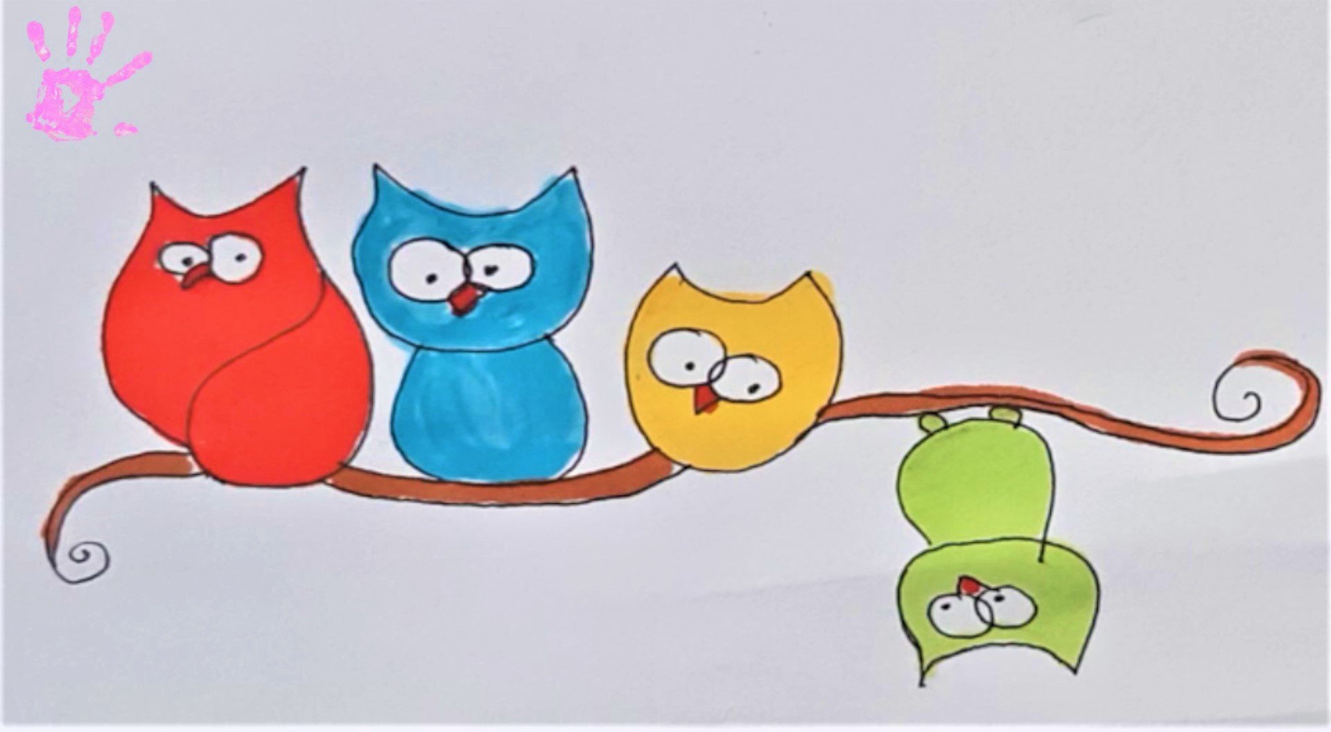 Совушки на ветке смотреть онлайн