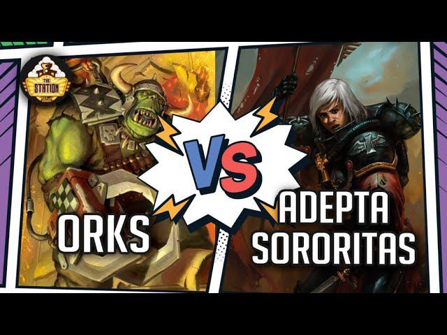 Orks Vs Adepta Sororitas I Репорт | 1000 Pts I Warhammer 40000