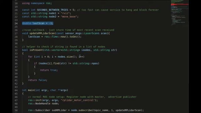 Control Stop and Start RPlidar Motor (and other devices) Automatically with ROS Robot Program! смотреть онлайн