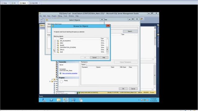 SQL 2012 Create Schema and Role смотреть онлайн