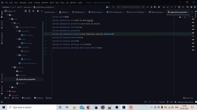 Springboot H2 Database Setup смотреть онлайн
