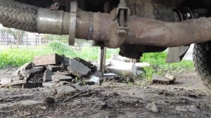 Глушитель на УАЗ.