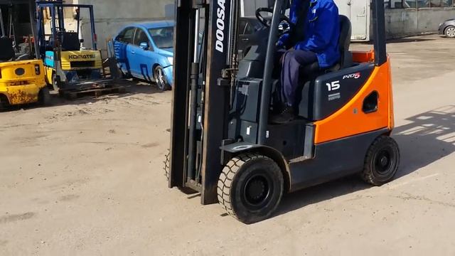 1,5 т., Doosan D15S-5, вилочный дизельный погрузчик