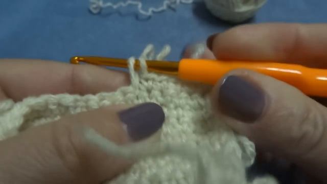 Вытянутые петли крючком. Урок 73. Вязание крючком. смотреть онлайн