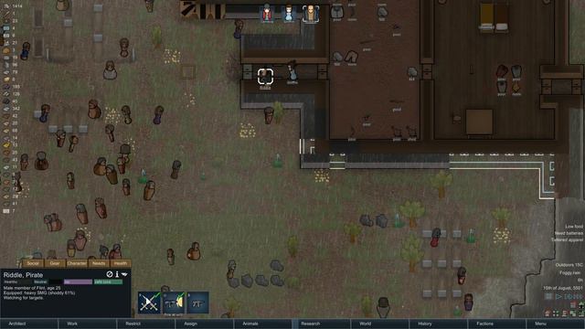 Rimworld Zombieland mod - Tower of death built - Ep 20 - Rimworld alpha 17 modded series смотреть онлайн